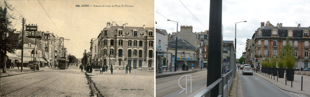 La reconstruction – Place Saint-Thomas
