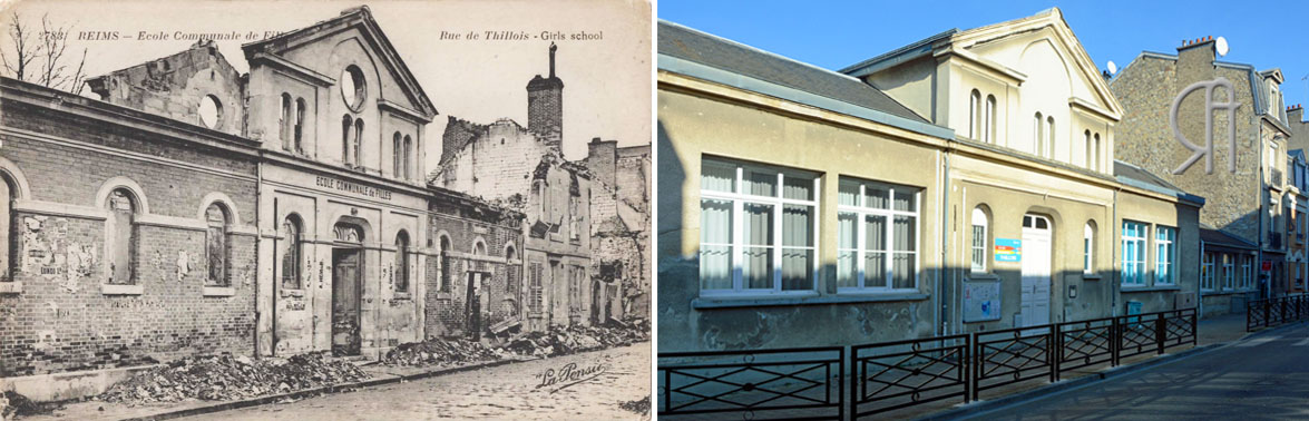 L’Ecole de la rue de Thillois en 1919