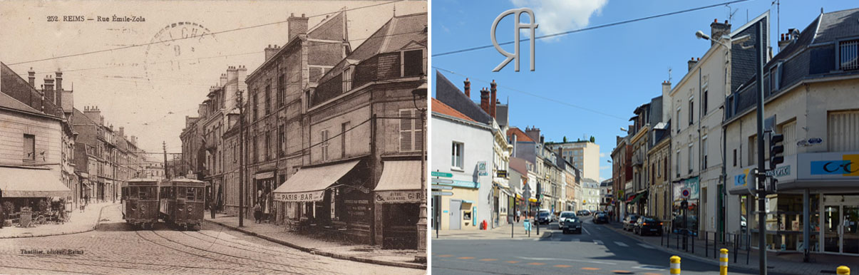 Les Tramways rue Émile-Zola