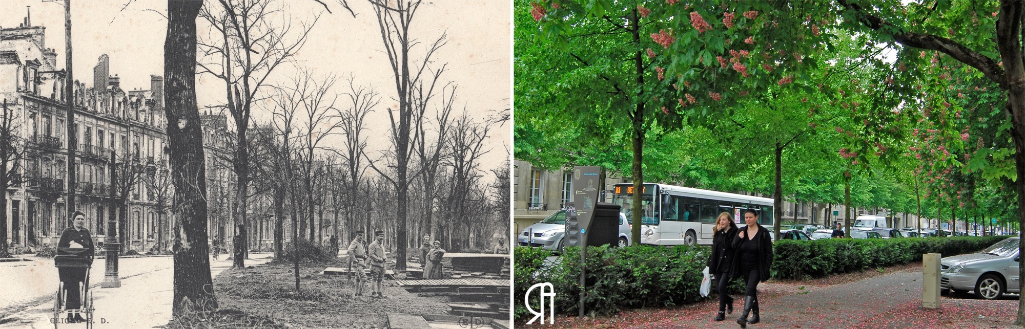 Avenue de la République, actuel boulevard Foch