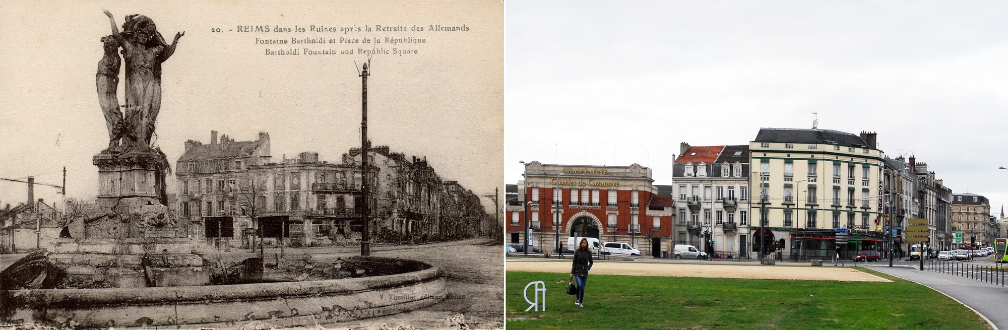 La Fontaine Bartholdi, place de la République