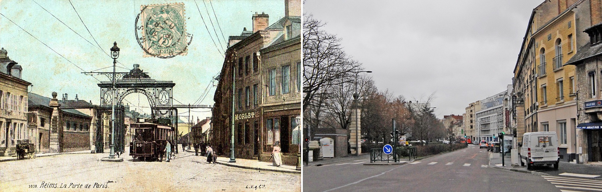 La porte de Paris avant la Grande Guerre