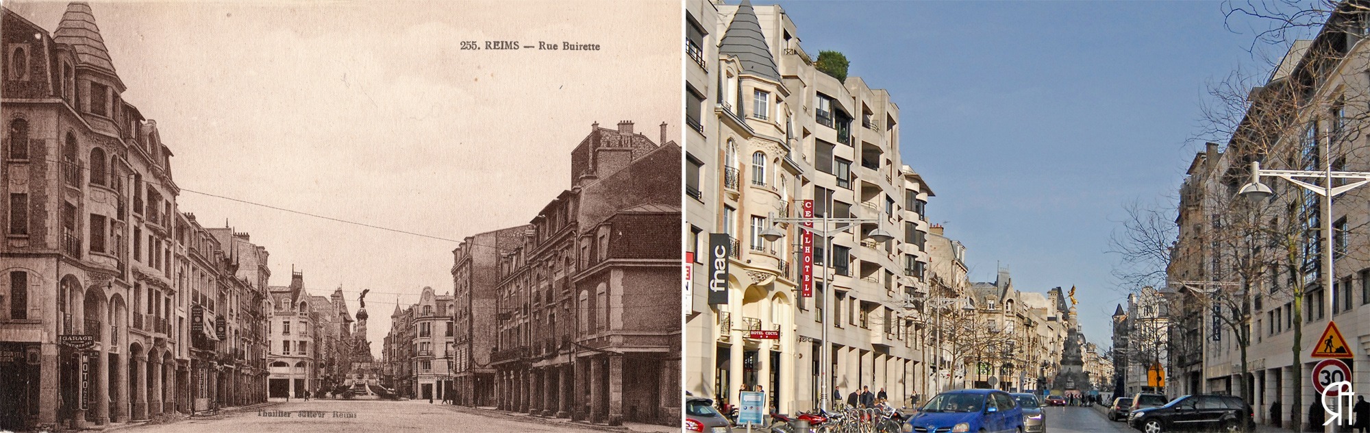 Rue Buirette et l’hôtel Cécyl