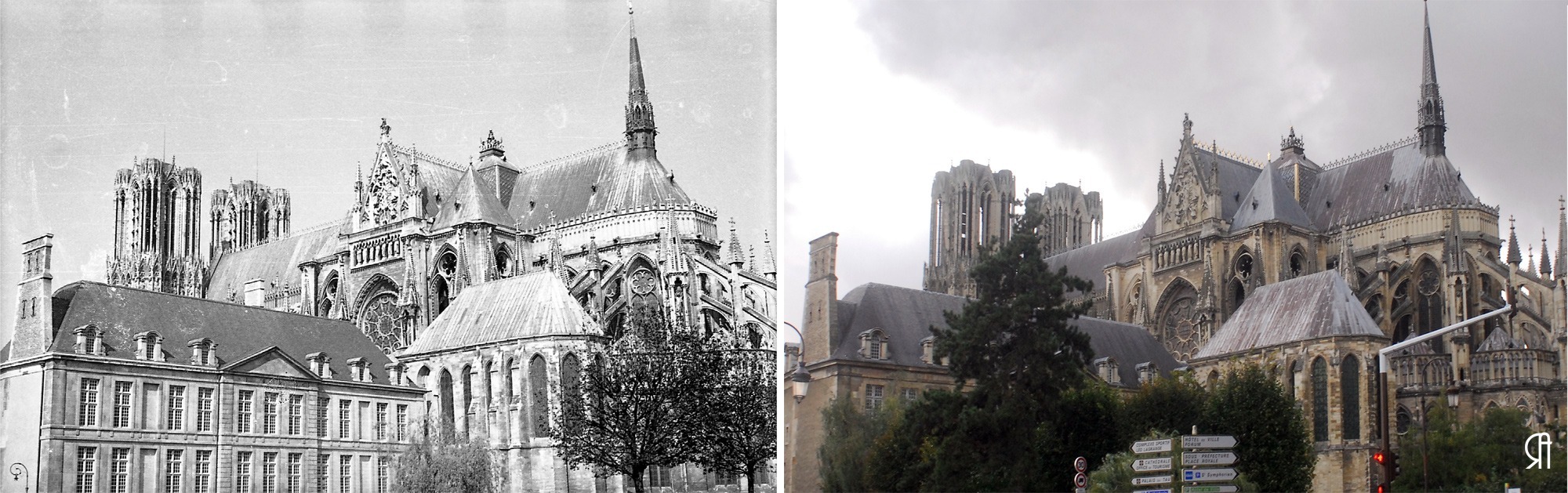 La Cathédrale, l’abside et le Palais du Tau