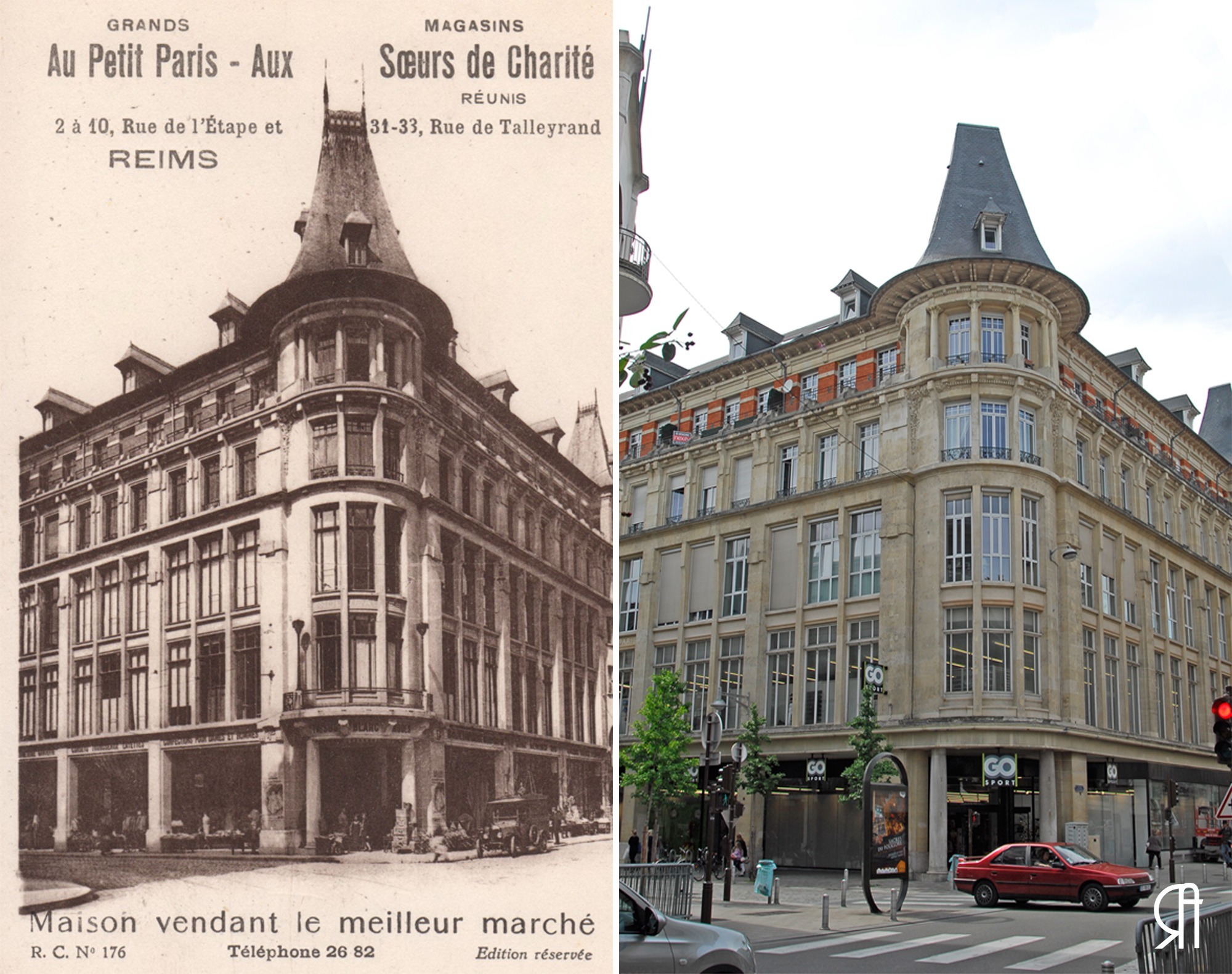 Au Petit Paris, Aux Sœurs de Charité, rue de Talleyrand, rue de l’Étape