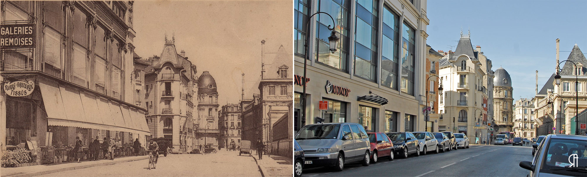 Les Galeries Rémoises,rue Docteur-Jacquin