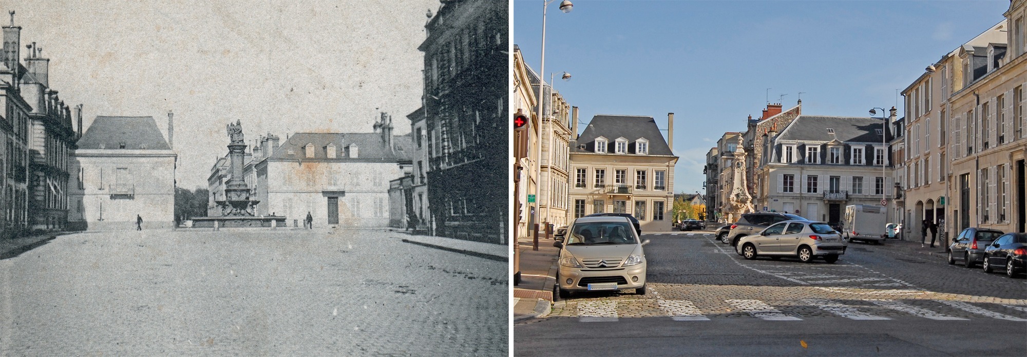 Place Godinot et sa fontaine