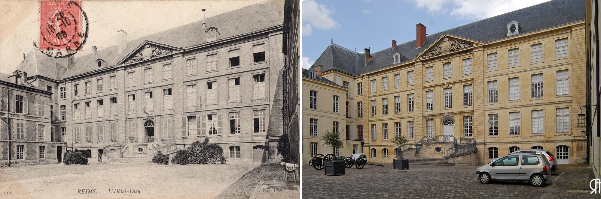 La cour du Musée Saint-Remi