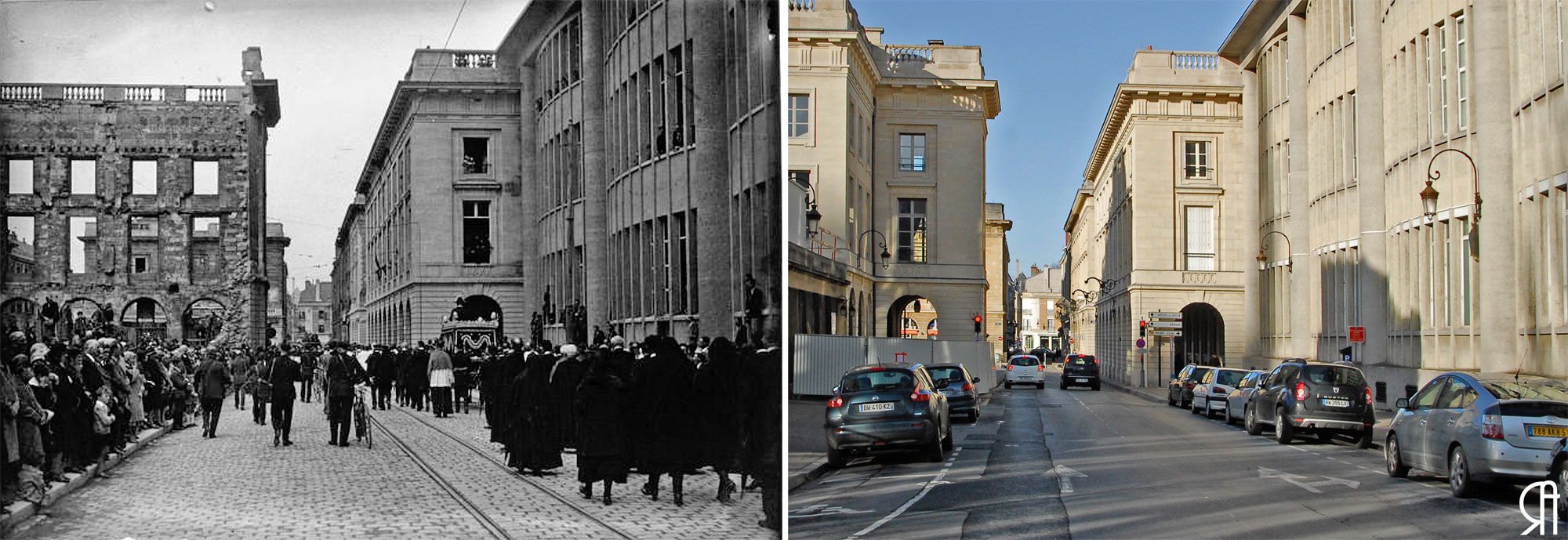 Les obsèques du Cardinal Luçon, rue du Grand Crédo
