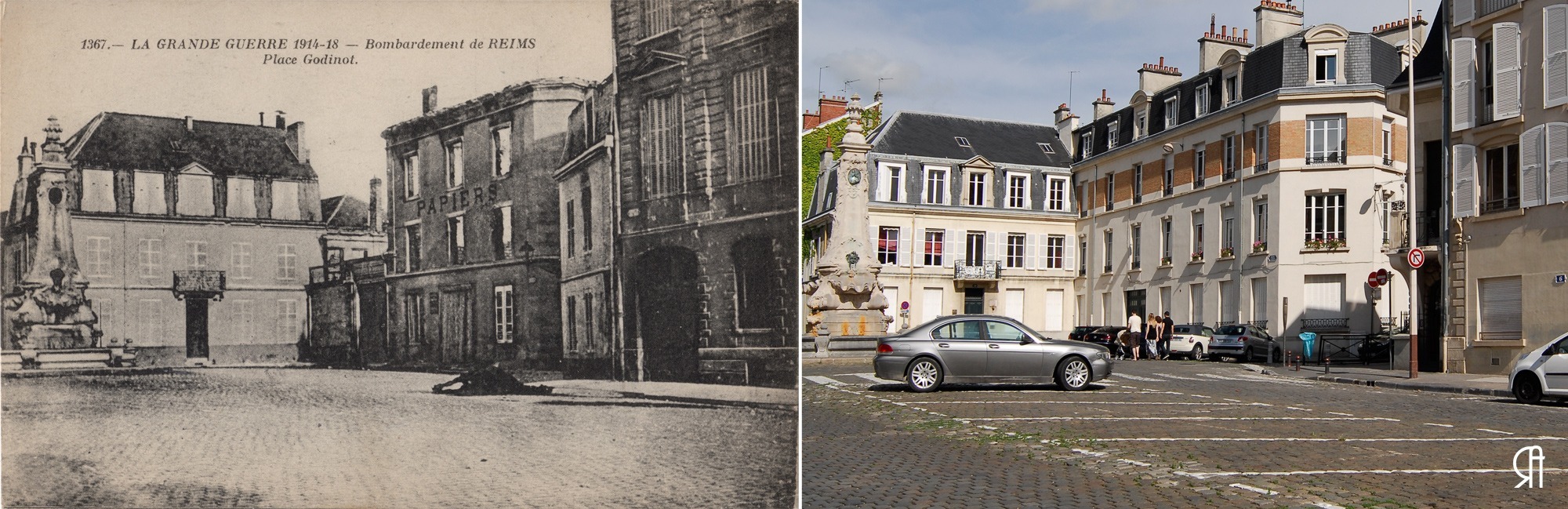 Place Godinot, le cheval mort