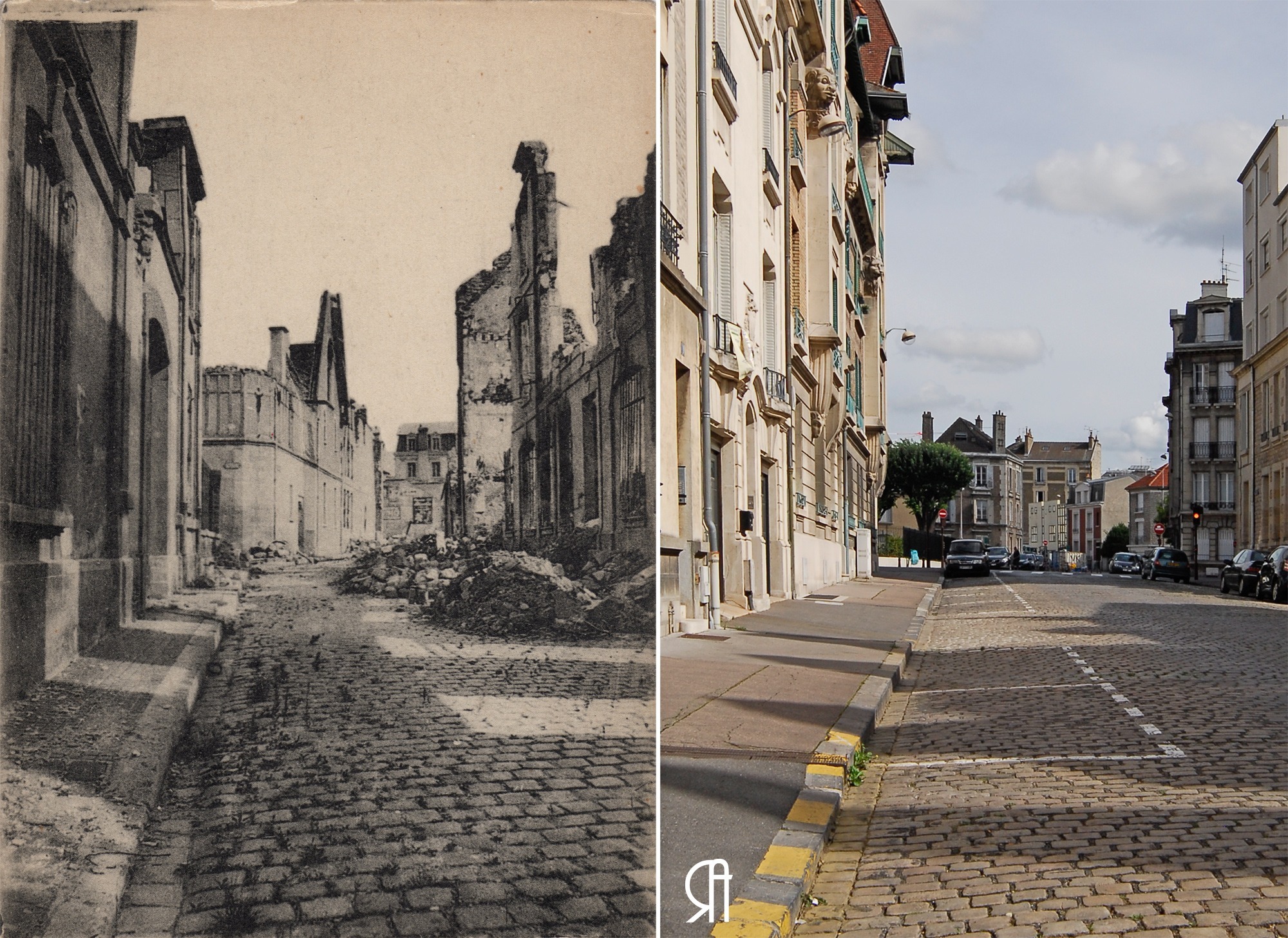Rue des Trois-Raisinets et le couvent des Cordeliers
