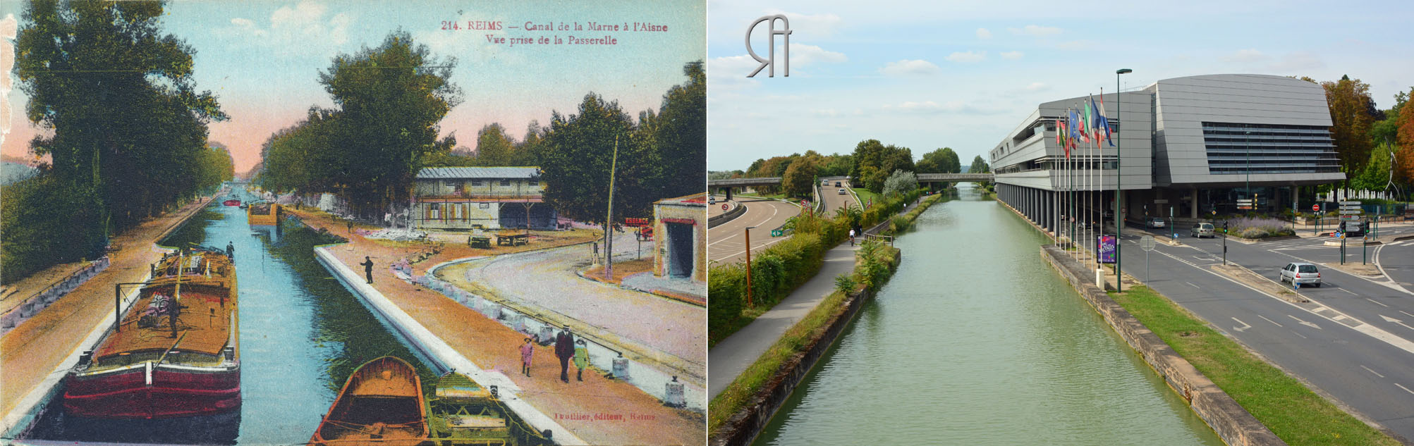 Le Centre des Congrès vu du Canal