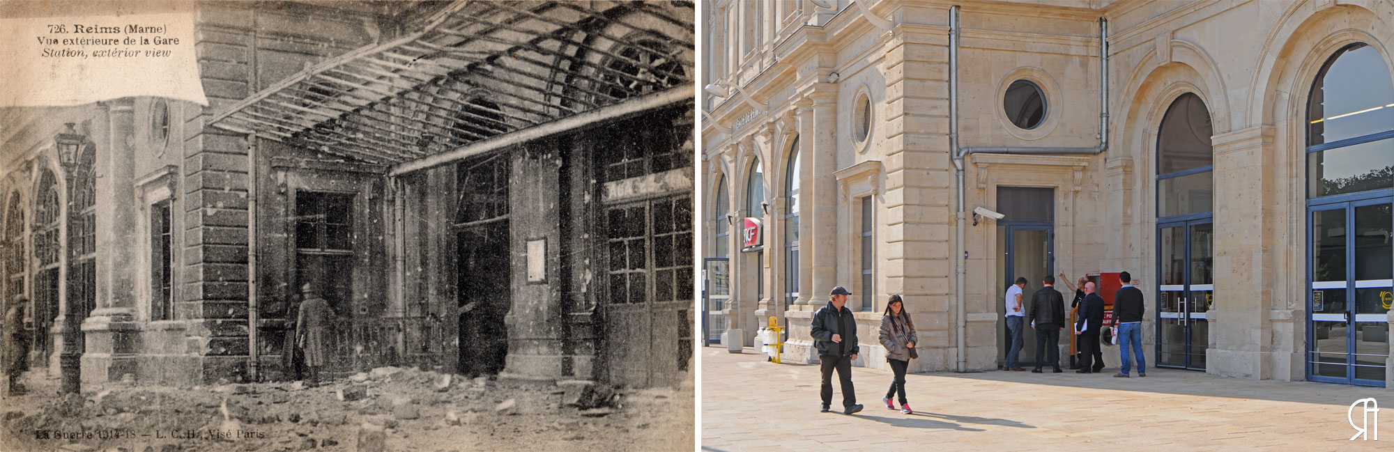 La gare pendant la guerre 1914-1918