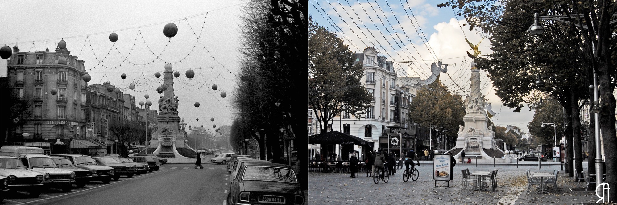le 20 décembre 1976, la Fontaine Subé et la place d’Erlon