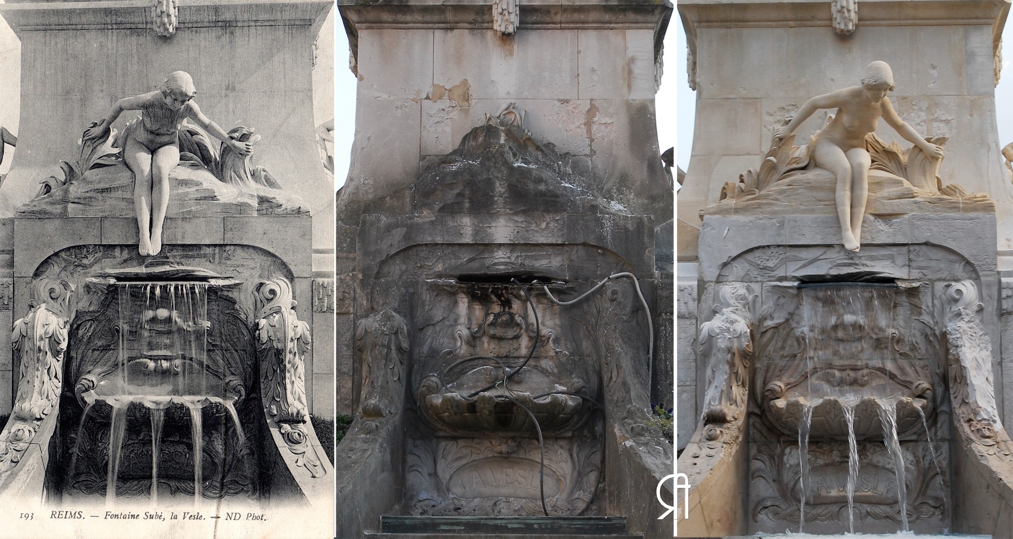 3 époques  – Fontaine Subé : la Vesle retrouvée