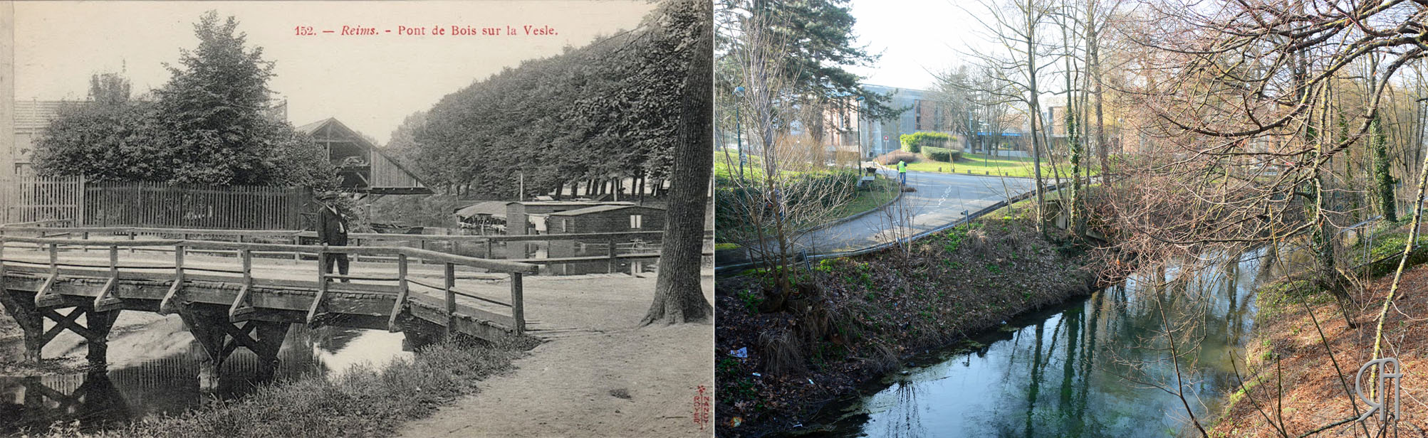 Le pont de la rue Polonceau