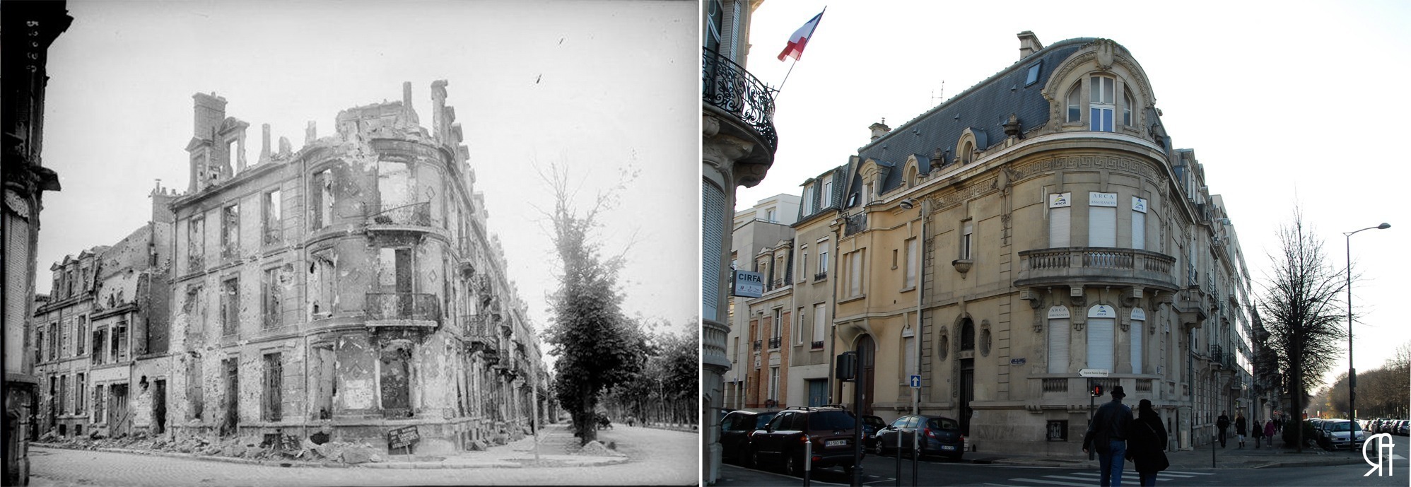 Angle du boulevard Foch et de la rue du Général Sarrail