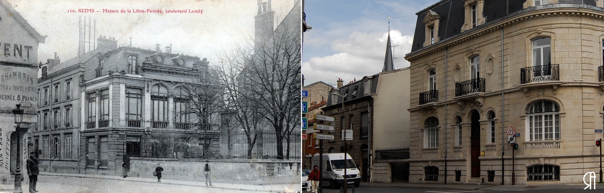 La maison de la Libre-Pensée, boulevard Lundy