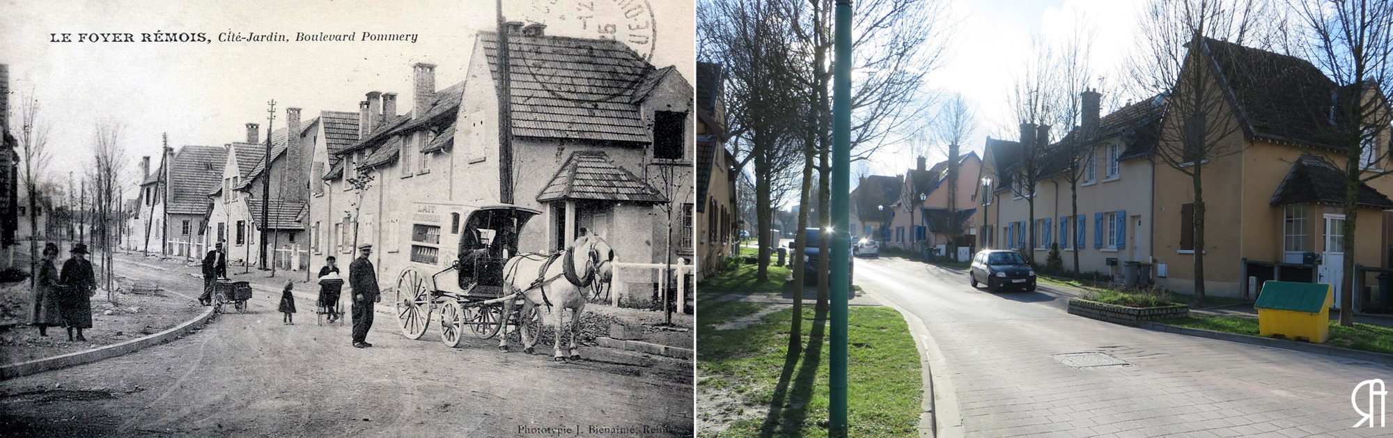 Avenue du 132e Régiment d’Infanterie, charrette du laitier