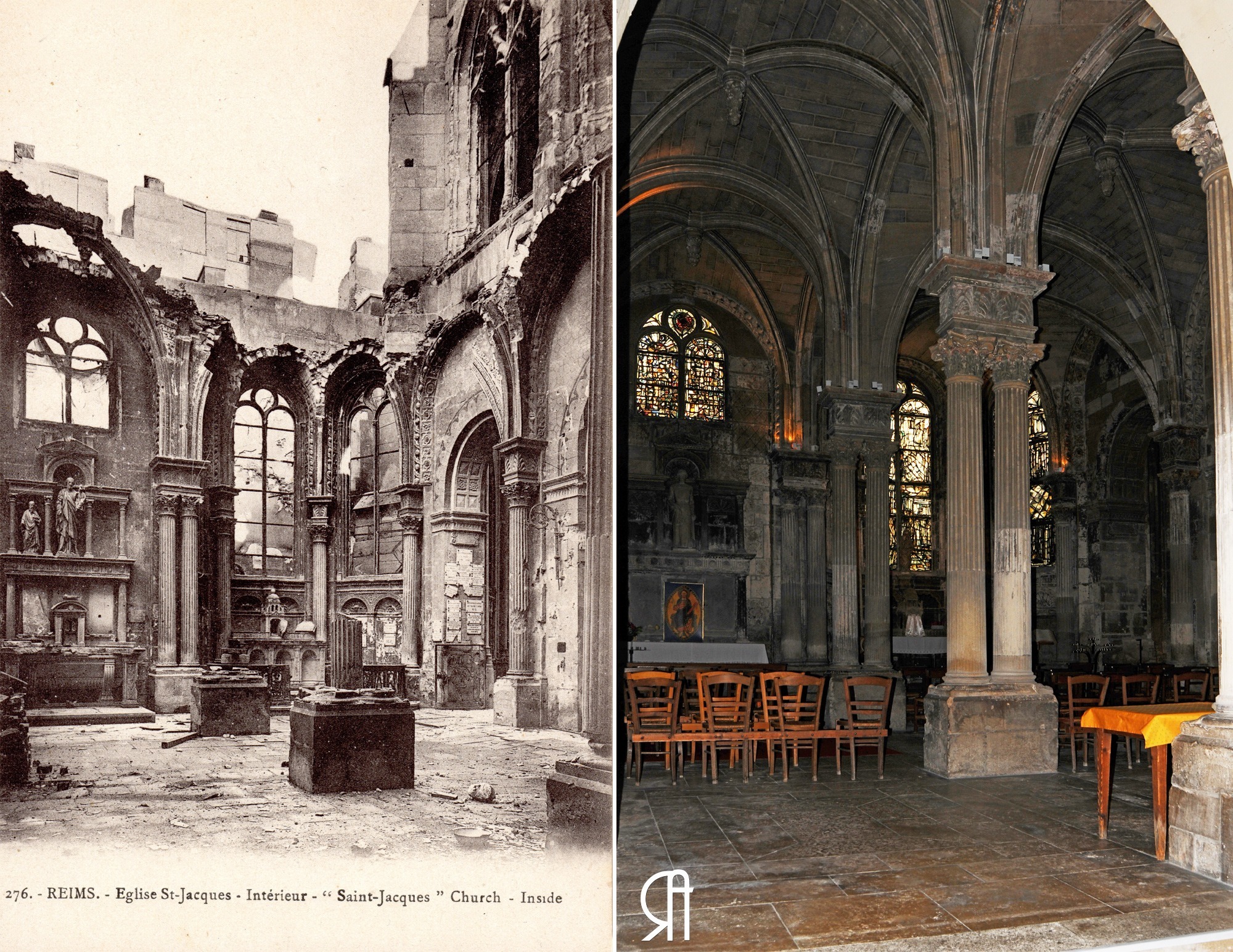 L’intérieur de l’église Saint-Jacques