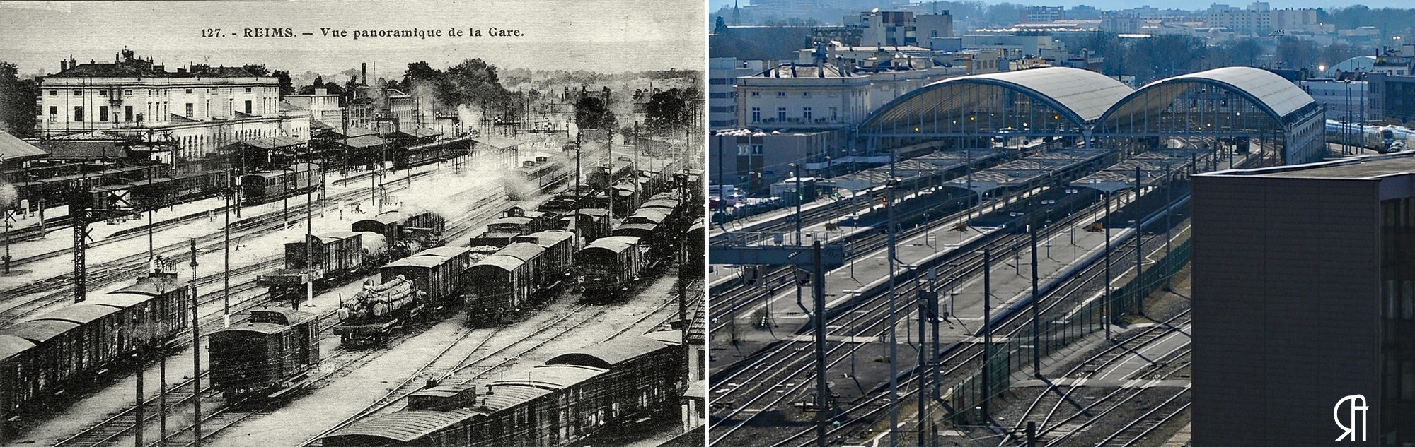 La Gare, 3 époques