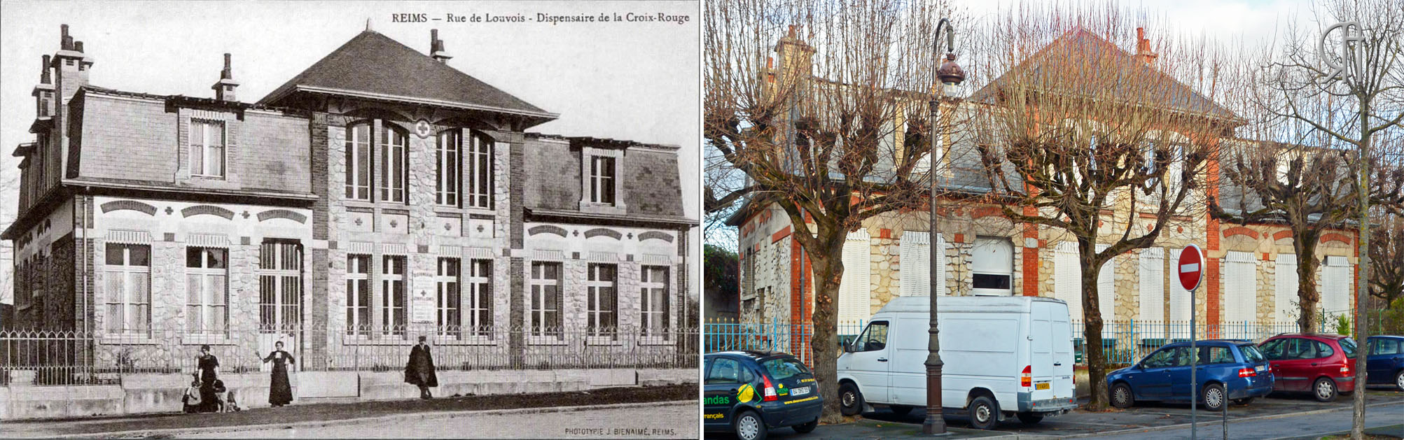 Le dispensaire de la Croix-Rouge, rue de Louvois
