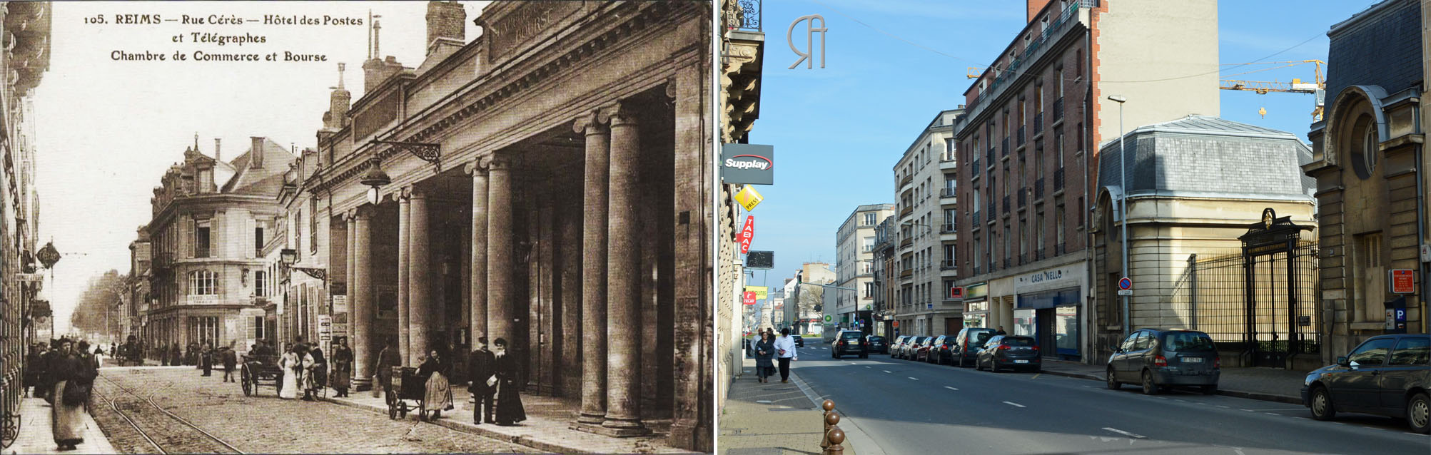 Rue Cérès – Hôtel des Postes et Chambre de Commerce