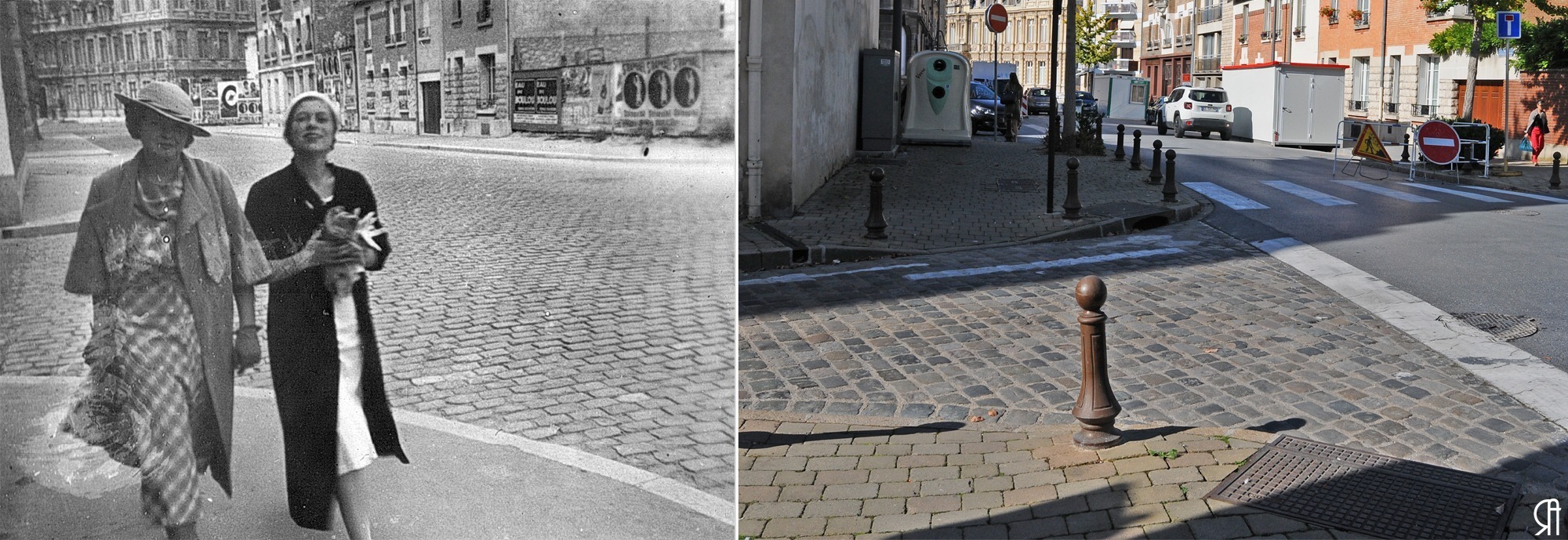 La rue Jean-Jacques Rousseau