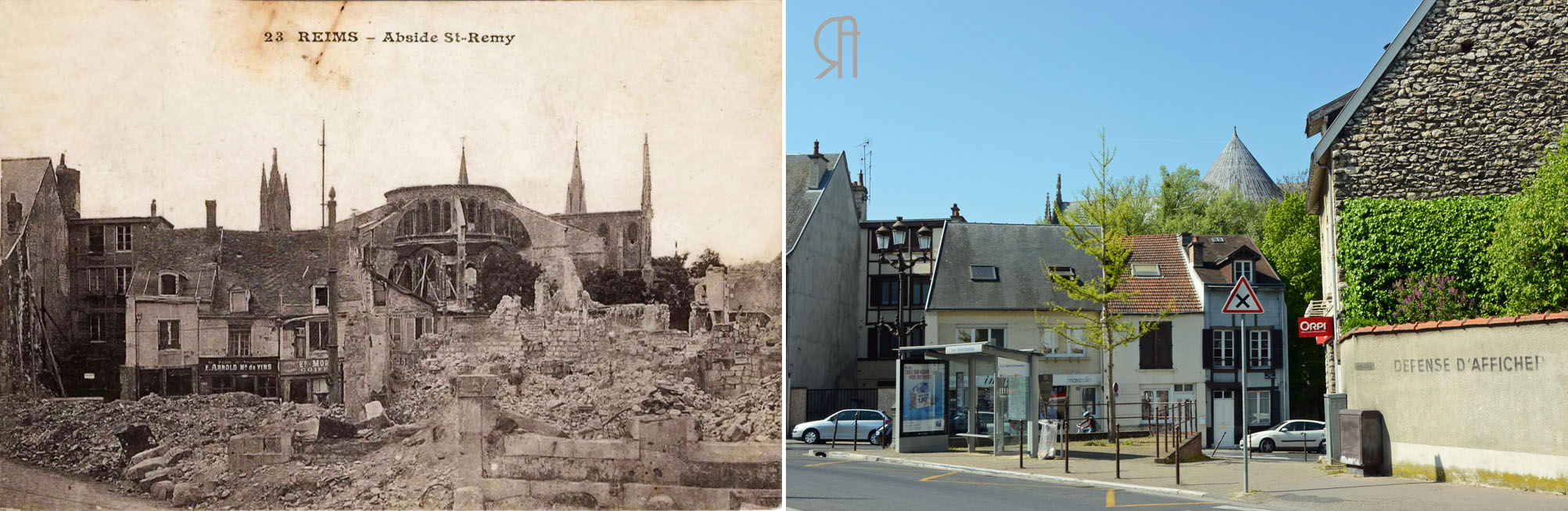 Abside de Saint-Remi – Fin 1918