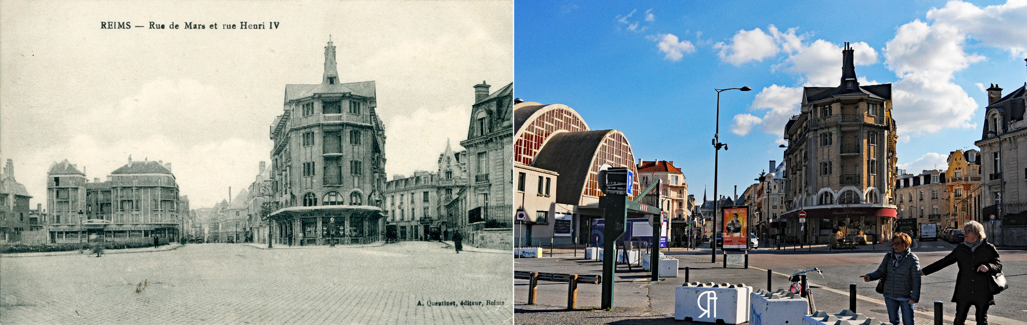 La rue de Mars et la rue Henri IV à trois époques