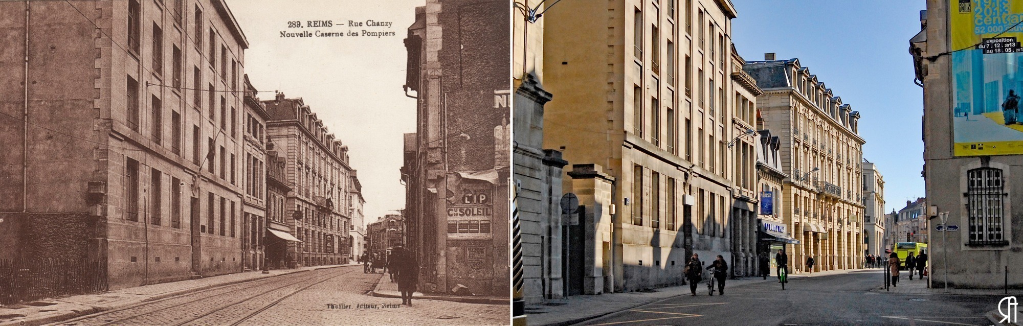 L’ancienne caserne des pompiers, rue Chanzy