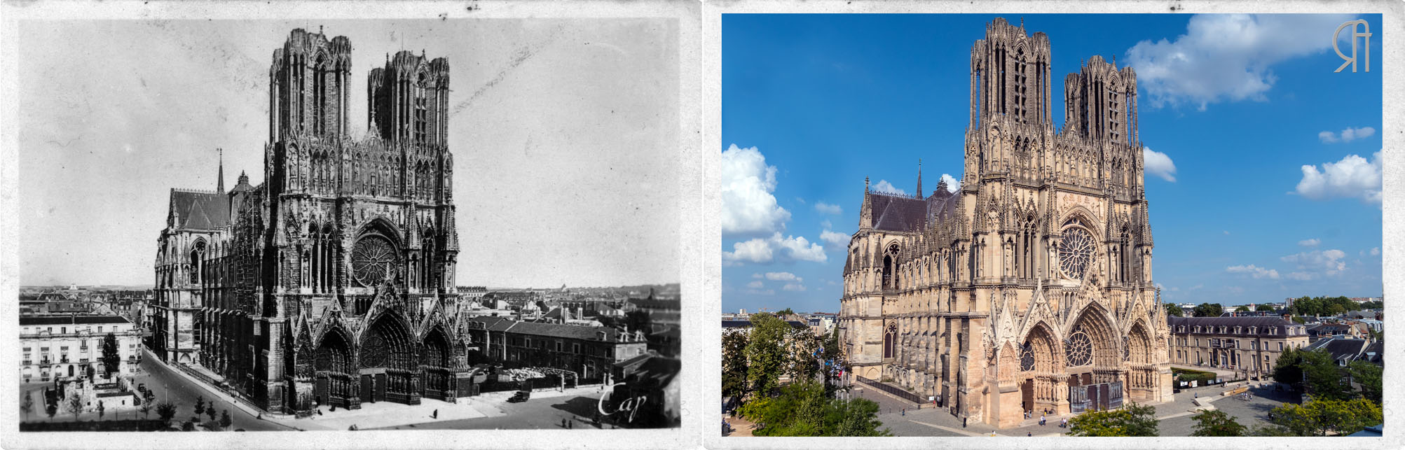 La Cathédrale vue de la Caserne Chanzy