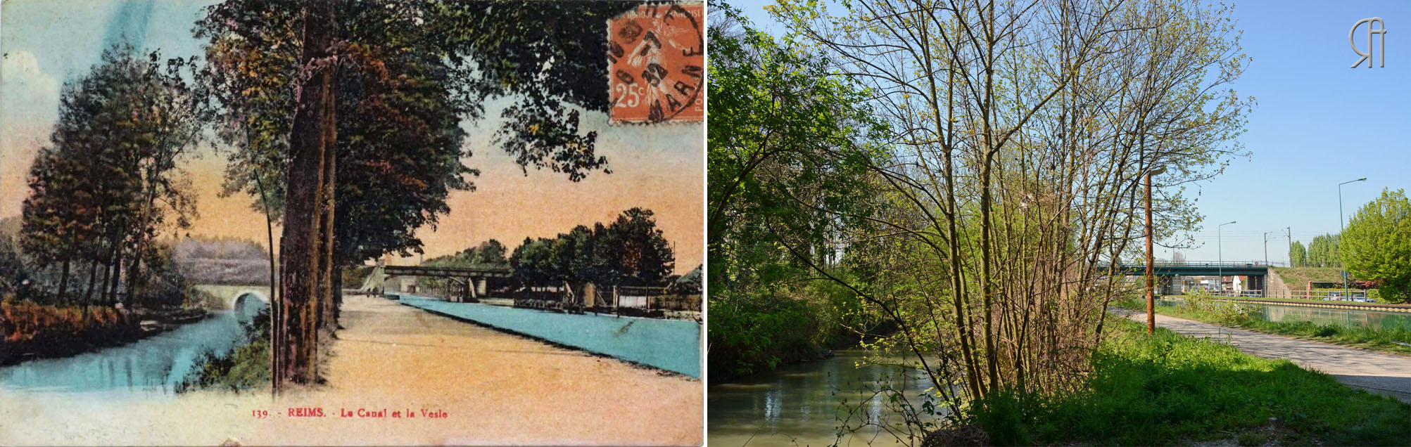 La Vesle et le canal