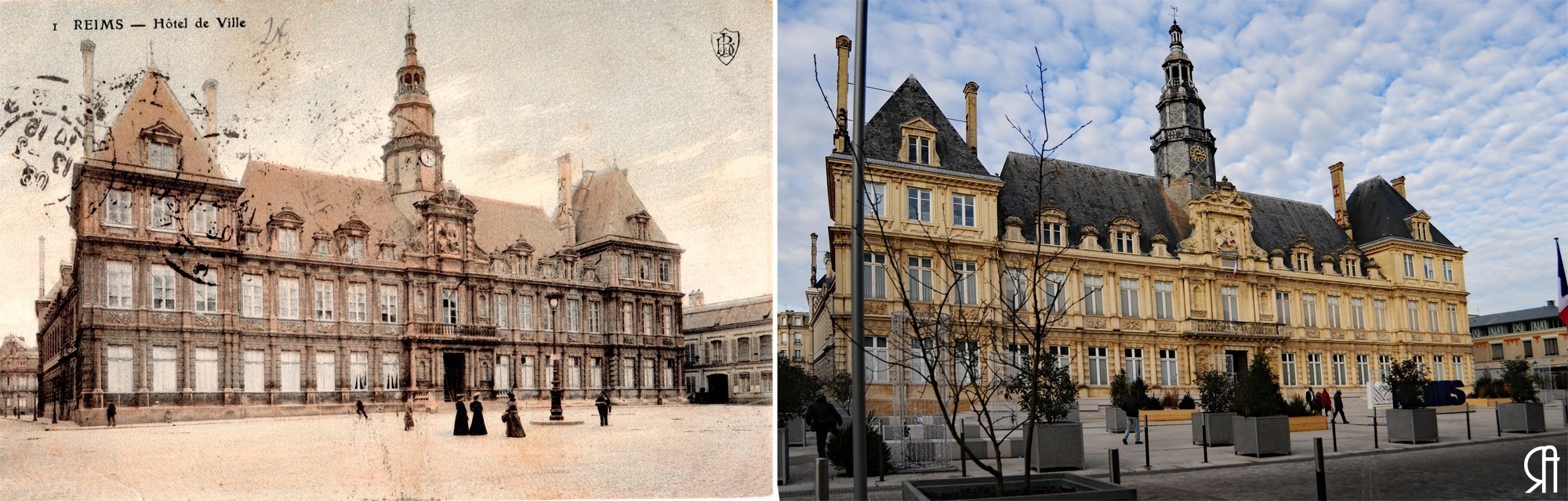 Place Simone Veil, ancienne Place de l’Hôtel de Ville
