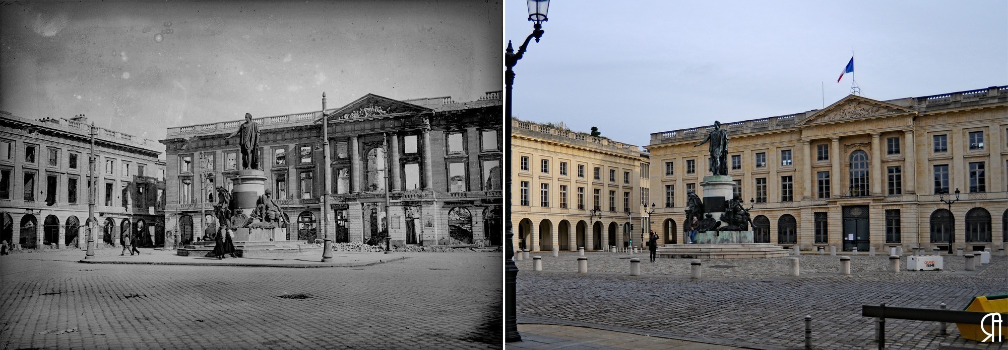 La place Royale pendant la Grande Guerre