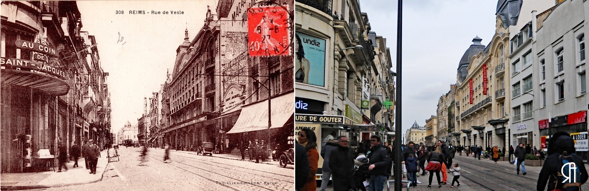 La rue de Vesle