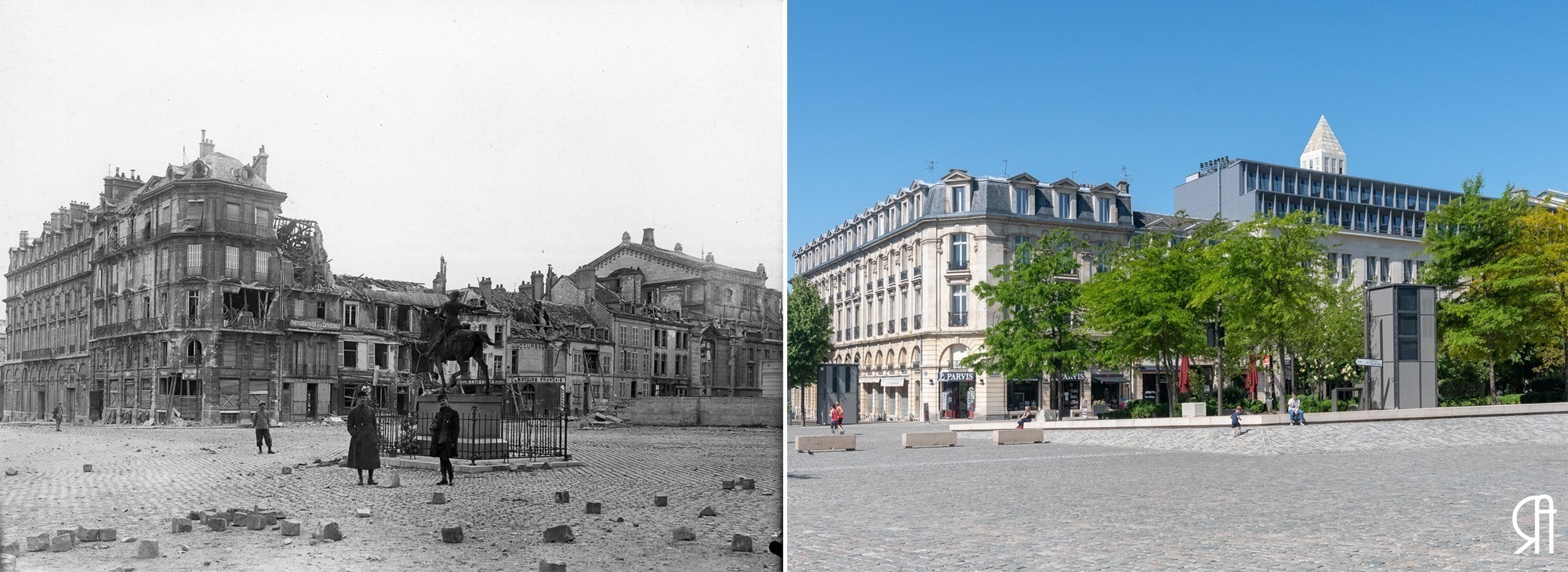 Le Parvis et Jeanne d’Arc