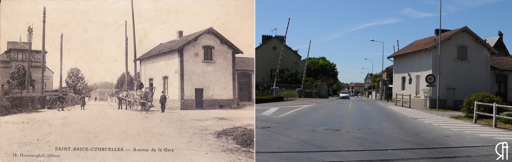 La gare de Saint-Brice-Courcelles