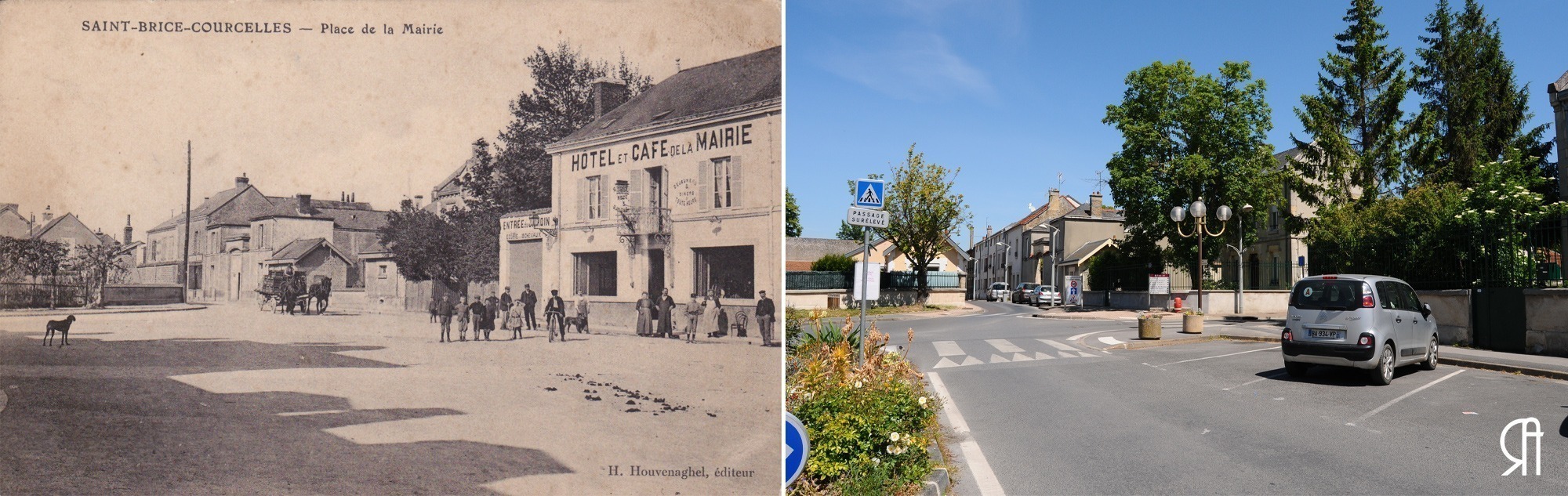 Place de l’Hôtel de Ville, Saint-Brice-Courcelles