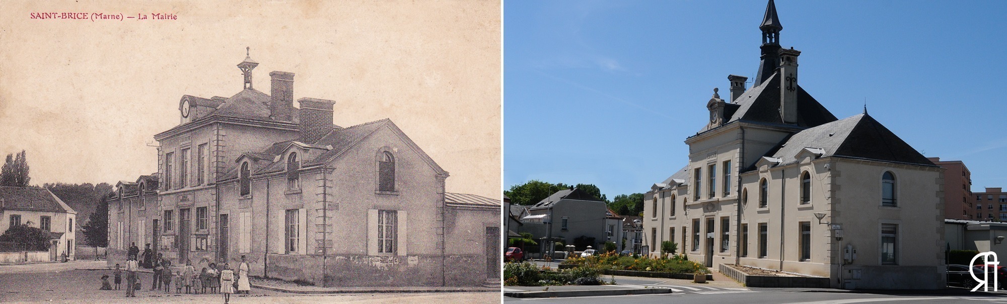 La Mairie de Saint-Brice-Courcelles avant la Grande Guerre