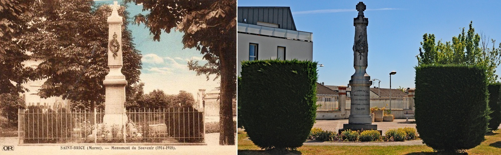 Le Monument aux morts de Saint-Brice-Courcelles