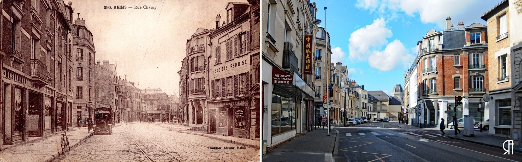 La rue Chanzy avant la Grande Guerre
