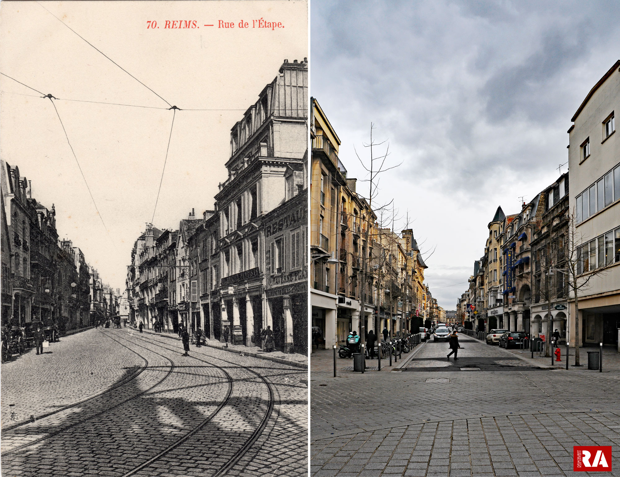 La rue de l’Étape avant la Grande Guerre