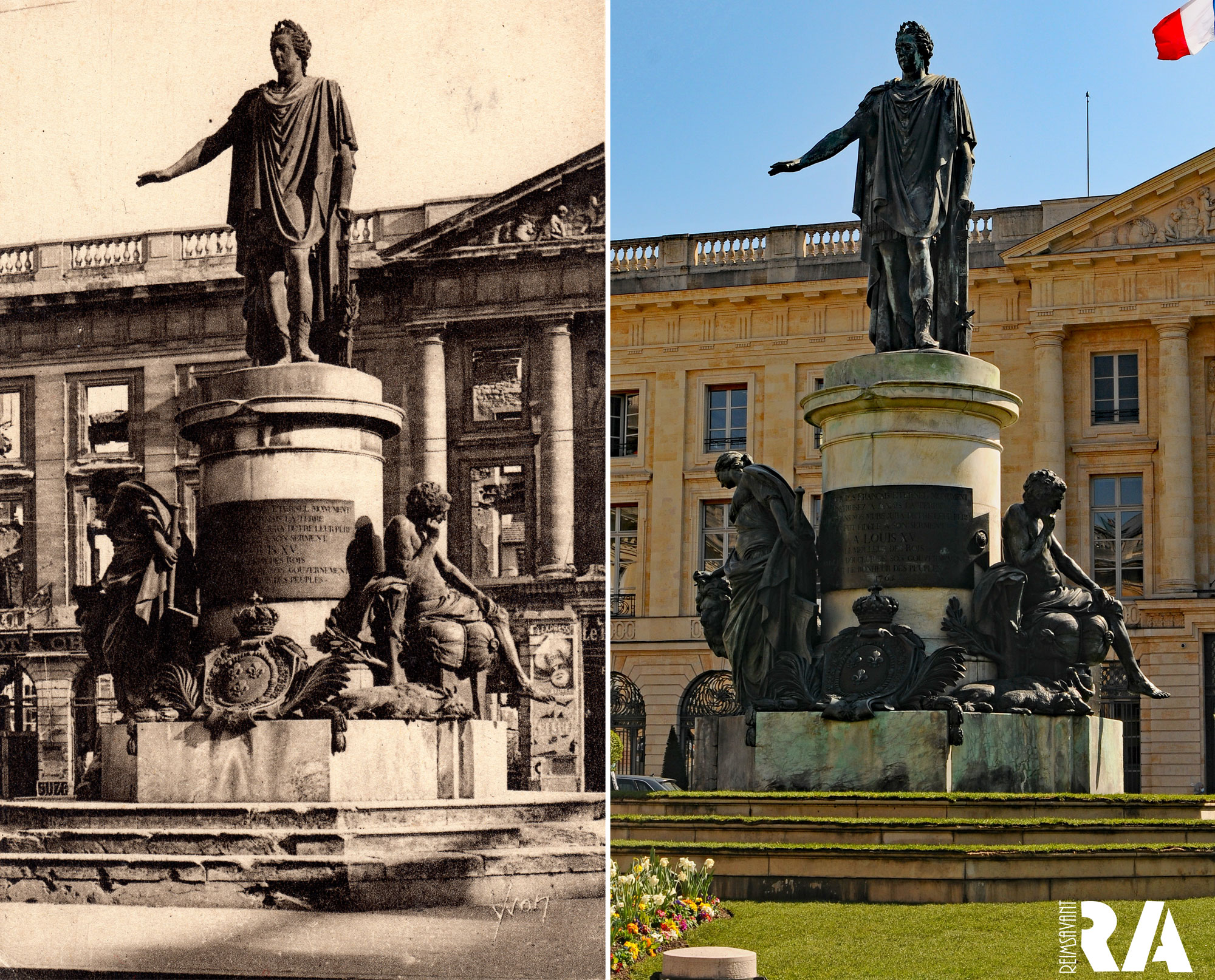 L’histoire de la statue de Louis XV