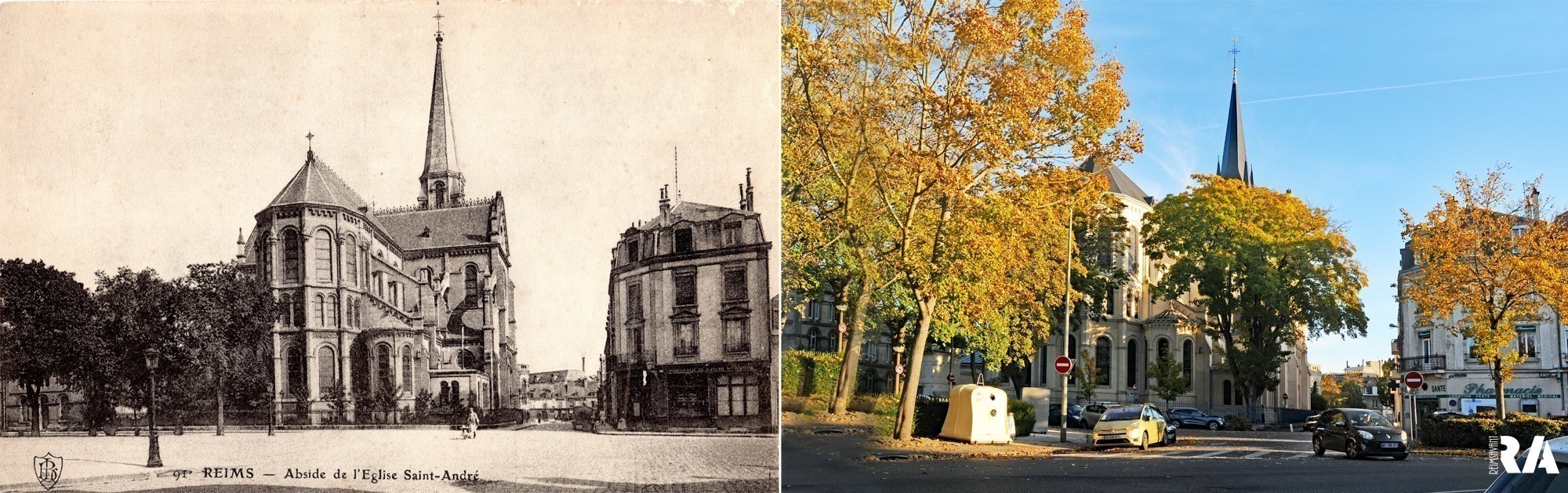 L’abside de l’église Saint-André