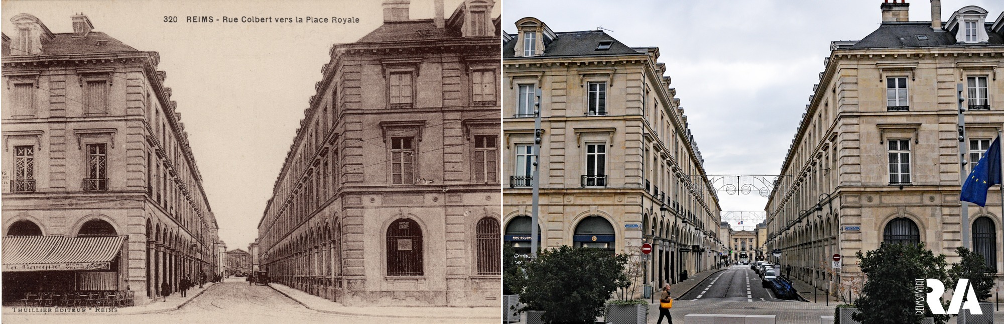 Place Simone Veil, ancienne place de l’Hôtel de Ville avant la Grande Guerre