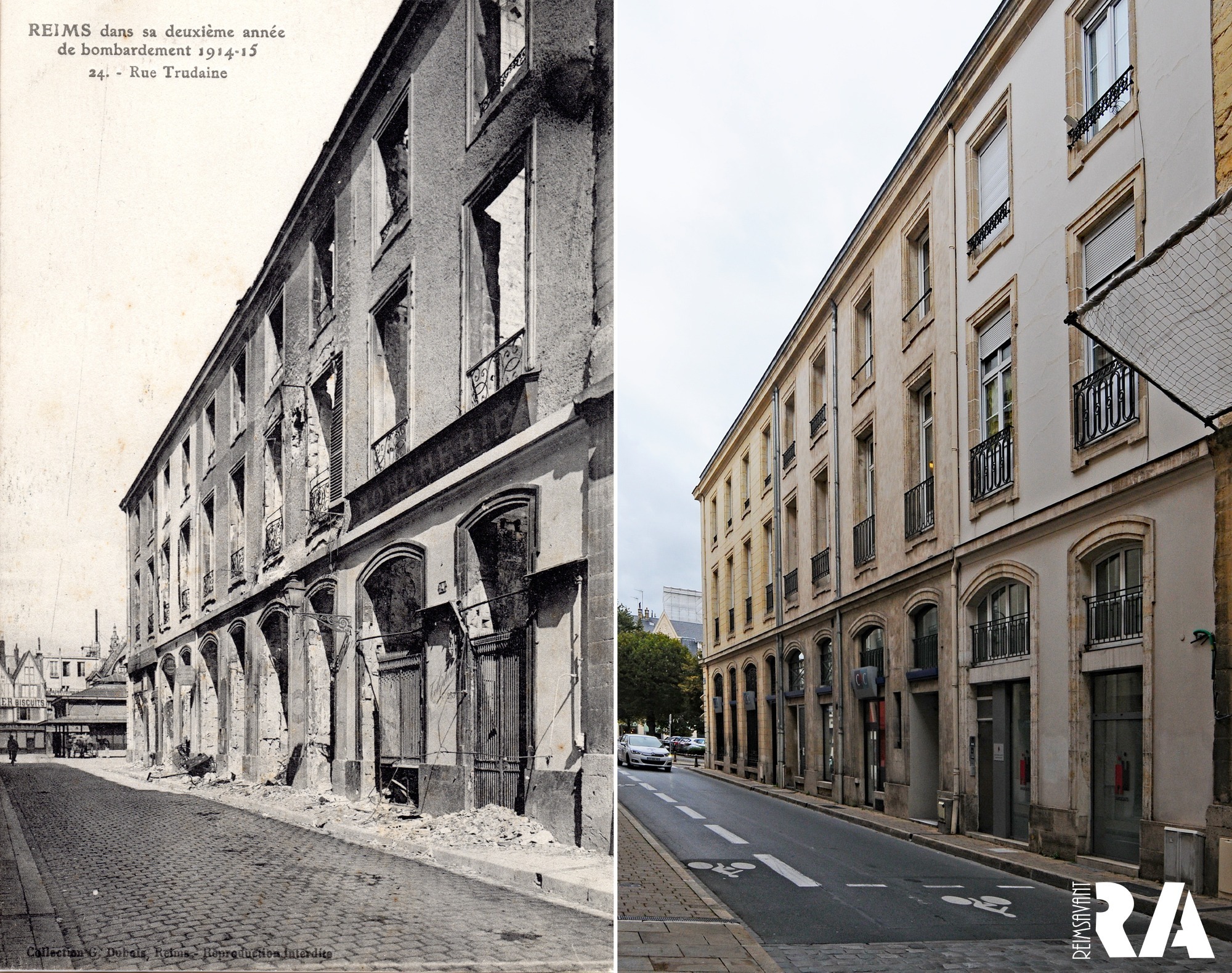 Rue Trudaine dans les années de guerre 14-15