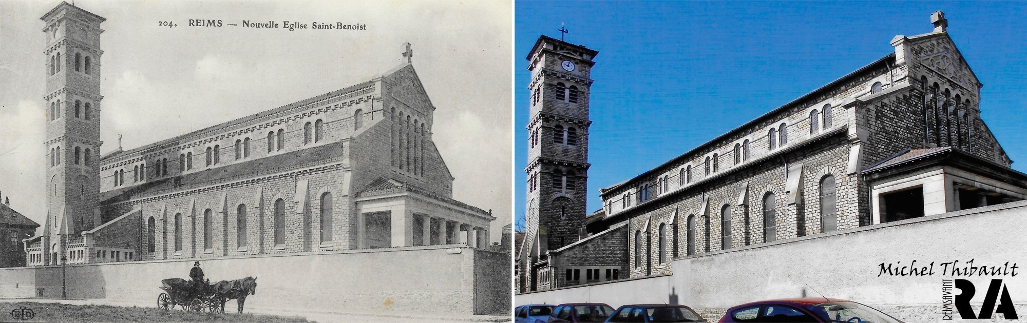 L’église Saint-Benoît de 1912 à nos jours