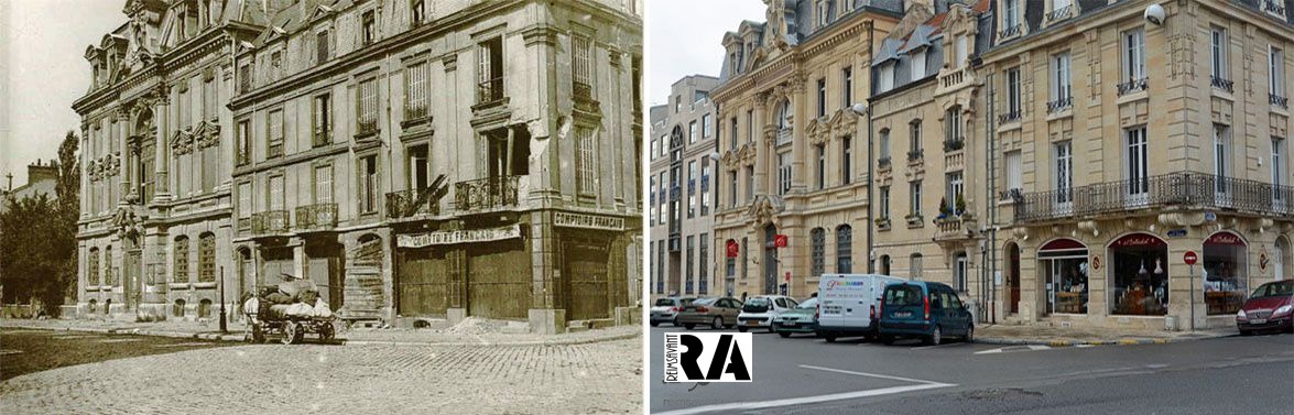 Le « Comptoir Français » rue de la Grosse-Écritoire en 1917