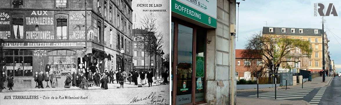 Archives de ReimsAvant :Rue Villeminot-Huard